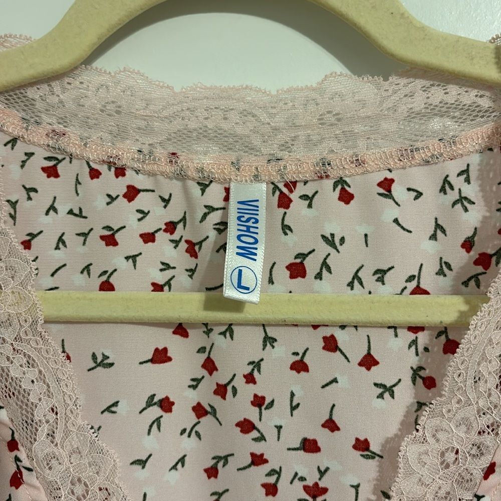 Pink Floral Tank - Picture 2 of 3